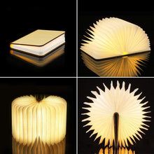Load image into Gallery viewer, Night Glow™ Wooden  Book Lamp
